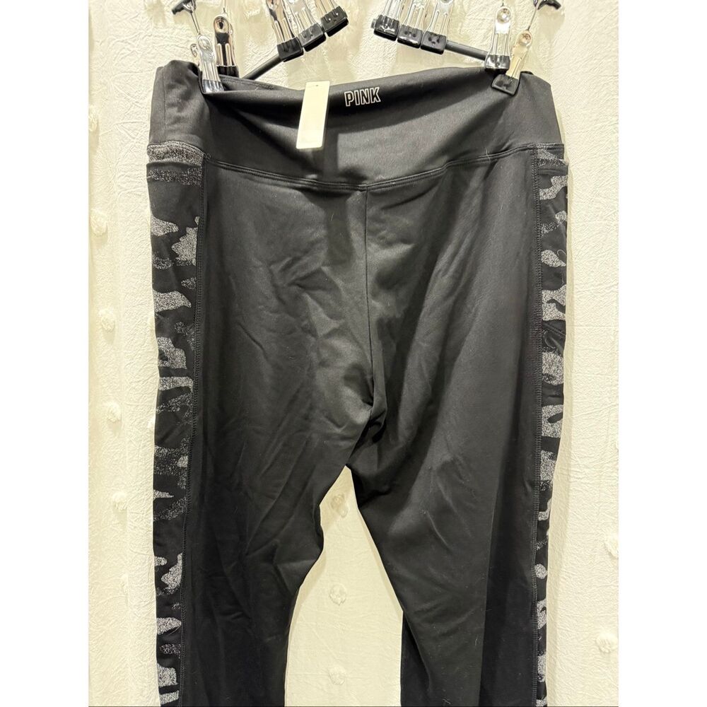 PINK Active Black Camo Side Panel Leggings